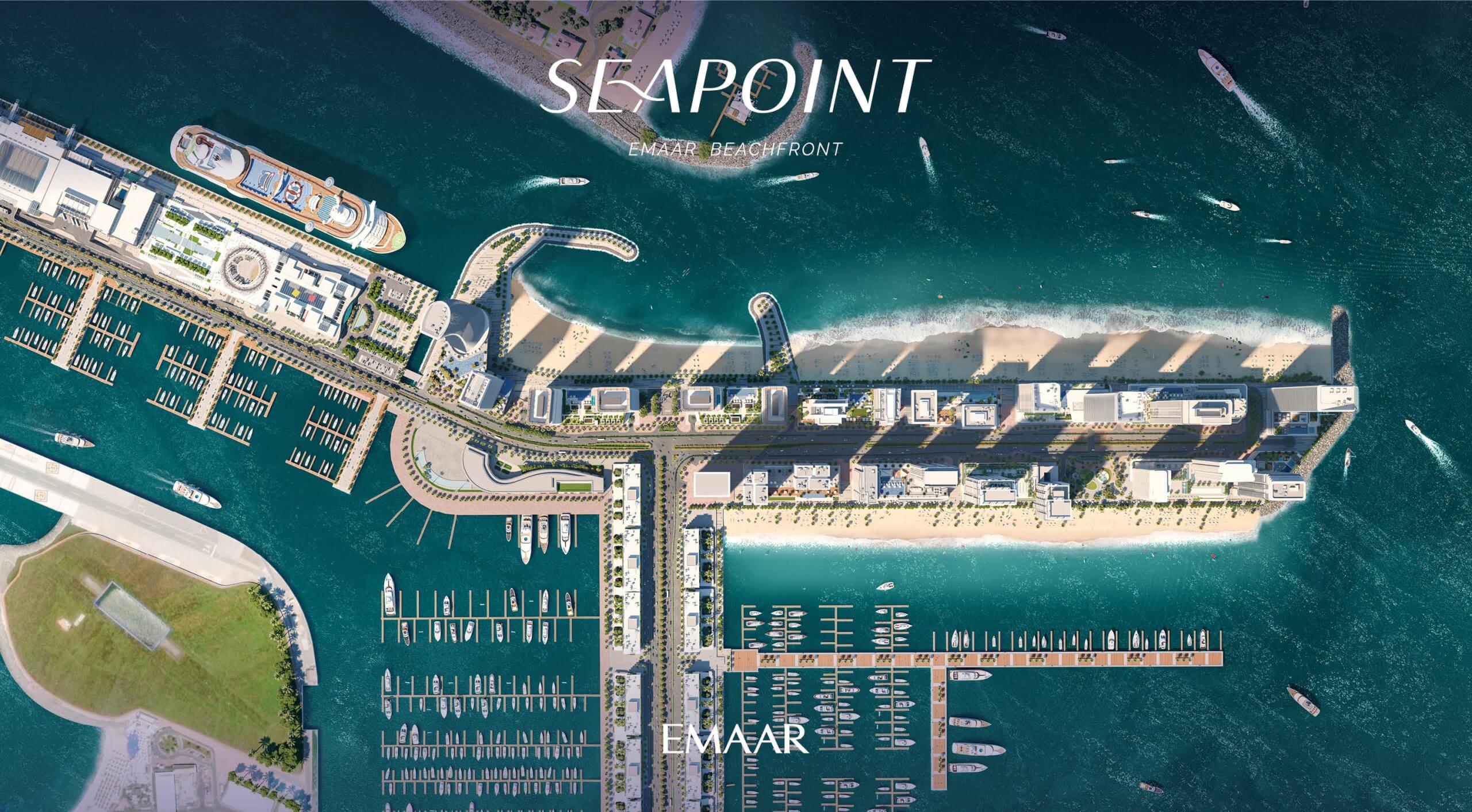 Seapoint Emaar Beachfront Properties in Dubai by PJ International Real Estate Agency - Luxurious beachfront living with stunning views.
